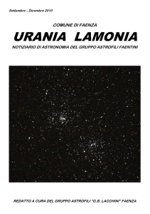 urania lamonia - Home - astrofili Faenza