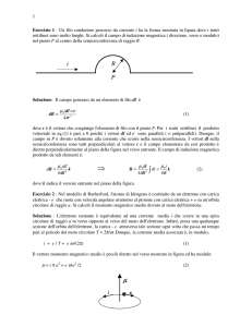 esercizi campi magn..