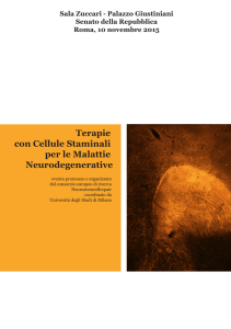 Terapie con Cellule Staminali per le Malattie Neurodegenerative