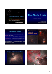 Una Stella è nata - Gruppo Astronomico Tradatese