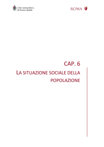 LA SITUAZIONE SOCIALE DELLA POPOLAZIONE