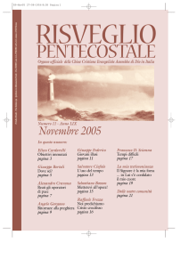 pentecostale - Assemblee di Dio in Italia