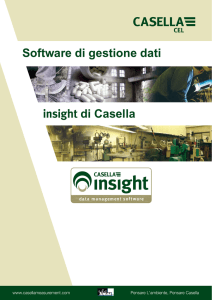 insight di Casella Software di gestione dati