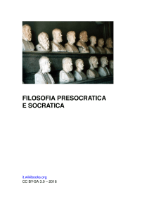 Filosofia presocratica e socratica