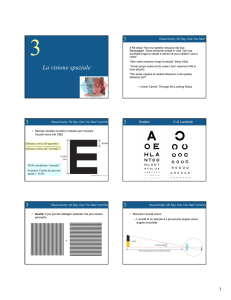 La visione spaziale