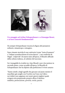 Arthur Schopenhauer e Giuseppe Rensi
