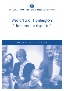 Malattia di Huntington “domande e risposte”