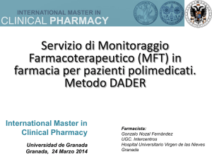 Farmaco - Master in Clinical Pharmacy