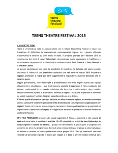 Teens Theatre Festival 2015 - Liceo Artistico Caravaggio