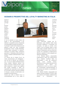 scenari e prospettive del loyalty marketing in italia