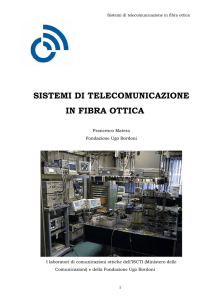 sistemi di telecomunicazione in fibra ottica