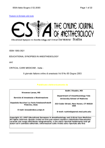 ANESTIT:ESIA-Italia Giugno (1/2) 2003