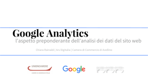 Prima analisi dati Google Analytics