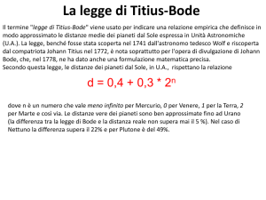 Il Sistema solare