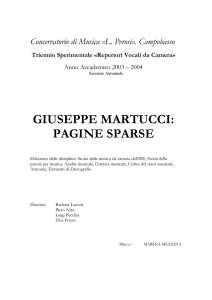 giuseppe martucci: pagine sparse