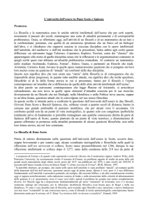 L`univocità dell`essere in Duns Scoto e Spinoza