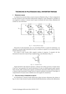 tecniche di pilotaggio dell`inverter trifase