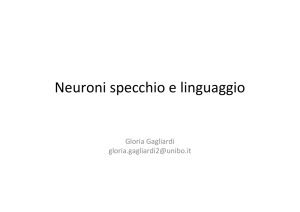 Neuroni specchio e linguaggio