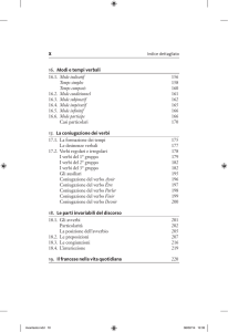 16. modi e tempi verbali 17. la coniugazione dei verbi 18