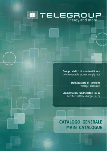 CATALOGO GENERALE MAIN CATALOGUE