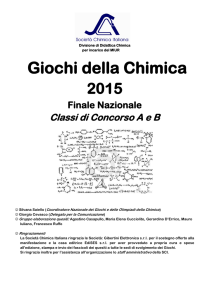 Classi di Concorso A e B - Società Chimica Italiana
