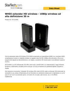 WHDI extender HD wireless - 1080p wireless ad alta
