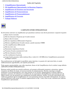 l`amplificatore operazionale