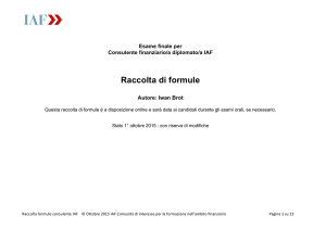 Raccolta di formule