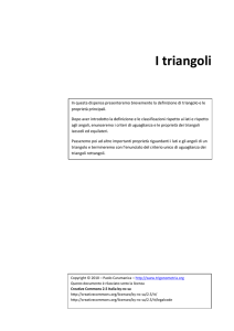 I triangoli - sito trigonometria.org