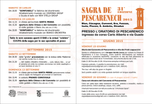 sagra 2015 programma