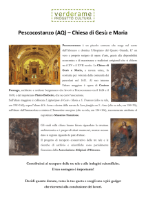 Pescocostanzo (AQ) – Chiesa di Gesù e Maria