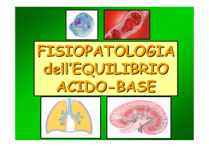 Fisiopatologia EQUILIBRIO ACIDO-BASE