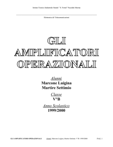 gli amplificatori operazionali