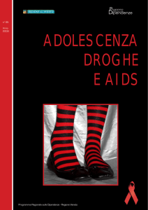 adolescenza droghe e aids