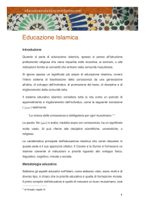 Educazione Islamica - La Madrasa di Baraka