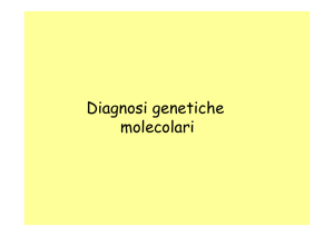 Diagnosi genetiche molecolari