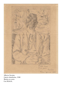 Alberto Savinio Loterie clandestine, 1948 Matita su carta Cm 28,8x24,