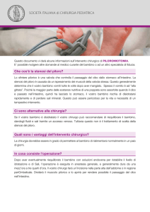 Piloromiotomia - Società Italiana di Chirurgia Pediatrica