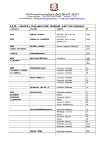 CLASSI E DOCENTI 2016-17 A.F.M.e GRAF TERRALBA