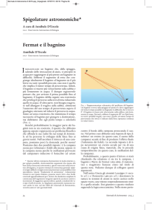 Fermat e il bagnino - Giornale di astronomia