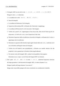 3^A - MATEMATICA compito n°2 - 2014