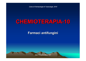 CHEMIOTERAPIA-10 Farmaci antifungini