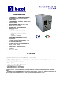 Carichi elettronici DC programmabili - Serie ELX
