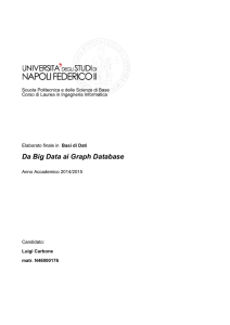 Da Big Data ai Graph Database