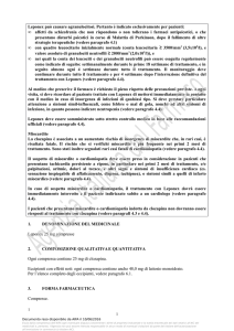 Leponex può causare agranulocitosi. Pertanto è indicato