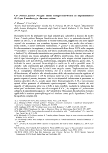 C1= Primula palinuri Petagna: analisi ecologica e distributiva per il