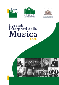 LIBRETTO PROGRAMMA Grandi Interpreti Musica 2016