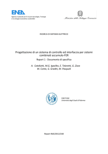 Progettazione di un sistema di controllo e interfaccia per