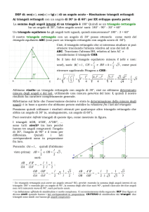11 Risoluzione triangoli rettangoli