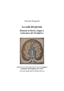 La coda del pavone - Dipartimento di Scienze Umane per la